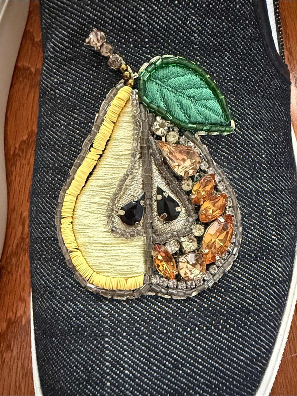 Sam Edelman Evelina slip on appliqué shoes - Picture 6 of 8